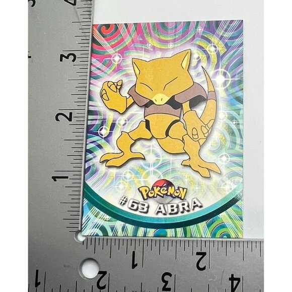 Abra Pokemon Card Topps #63 TV Animation Edition Series Black Logo - Picture 3 of 5